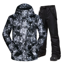Load image into Gallery viewer, -30 Temperature Ski Suit Men Brands Winter outdoor Windproof Waterproof Thermal Snow Jacket And Pants Ski Snowboard Jacket Men