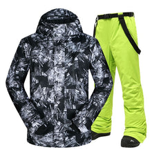 Load image into Gallery viewer, -30 Temperature Ski Suit Men Brands Winter outdoor Windproof Waterproof Thermal Snow Jacket And Pants Ski Snowboard Jacket Men