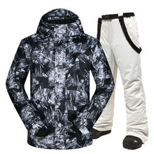 Load image into Gallery viewer, -30 Temperature Ski Suit Men Brands Winter outdoor Windproof Waterproof Thermal Snow Jacket And Pants Ski Snowboard Jacket Men
