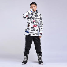 Load image into Gallery viewer, New Winter Men Ski Suit Ski Hoodie Set Warm Thermal Sports Windproof Waterproof Jacket And Pants Men's Skiing Snowboard Suits