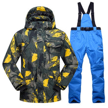 Load image into Gallery viewer, New Hot Ski Suit Men Winter New Outdoor Windproof Waterproof Thermal Male Snow Pants Sets Skiing And Snowboarding Ski Jacket Men