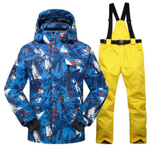 Load image into Gallery viewer, New Hot Ski Suit Men Winter New Outdoor Windproof Waterproof Thermal Male Snow Pants Sets Skiing And Snowboarding Ski Jacket Men
