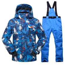 Load image into Gallery viewer, New Hot Ski Suit Men Winter New Outdoor Windproof Waterproof Thermal Male Snow Pants Sets Skiing And Snowboarding Ski Jacket Men