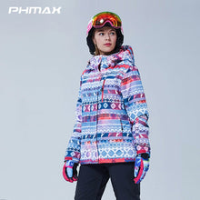 Load image into Gallery viewer, PHMAX Winter Ski Suit Men Women Windproof Ski Jacket Pants Set Waterproof Keep Warm Outdoor Skiing and Snowboarding Jacket