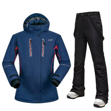 Load image into Gallery viewer, Women Ski Suit Brands High Quality Set Waterproof Warm -30 Degree Skiing Jacket And Pants Winter Outdoor Snowboarding Suits