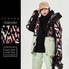 Load image into Gallery viewer, VECTOR Brand Men Women Ski Suit Ski Jacket Ski Pants Winter Warm Windproof Waterproof Outdoor Sports Snowboard Ski Coat Trousers