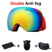 Load image into Gallery viewer, Ski Goggles Double Layers UV Anti-fog Big Ski Mask Glasses Skiing Snow Snowboard Goggles Men Women Ski Eyewear
