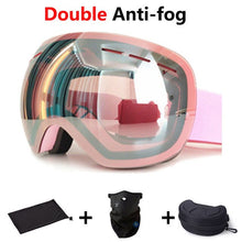 Load image into Gallery viewer, Ski Goggles Double Layers UV Anti-fog Big Ski Mask Glasses Skiing Snow Snowboard Goggles Men Women Ski Eyewear