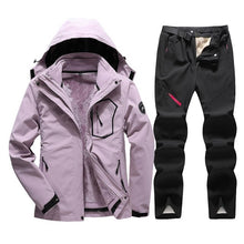 Load image into Gallery viewer, Winter Thick Warm Women Ski Suit Waterproof Windproof Skiing Snowboarding Jacket Pants Set Womens Snow Wear Suits