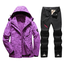 Load image into Gallery viewer, Winter Thick Warm Women Ski Suit Waterproof Windproof Skiing Snowboarding Jacket Pants Set Womens Snow Wear Suits