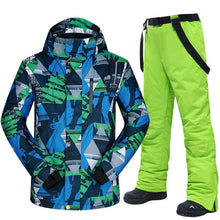 Load image into Gallery viewer, Men Ski Suit Brands Windproof Waterproof Warm Outdoor Sports Ski Jacket And Snow Pants Sets Winter Skiing And Snowboarding Suits