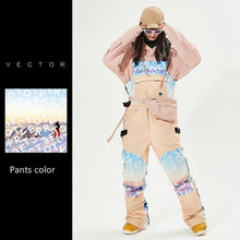 Load image into Gallery viewer, Women Ski Suit Brands Korea Thick Warm Skiing Snow Jacket Winter Warm Waterproof Windproof Skiing and Snowboarding Suits