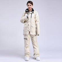 Load image into Gallery viewer, Women Ski Suit Windproof Waterproof Ski Jacket+Pants Female Skiing Snowboard Suits Women's Winter Sports Warm Breathable Ski Set