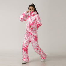 Load image into Gallery viewer, 2020 Winter Ski Jumpsuit Women Hooded Waterproof Overalls Ski Female Warm Outrdoor Woman Snowboard Suit One-Piece Skiing Clothes
