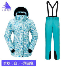 Load image into Gallery viewer, Thick Warm Ski Suit Women Waterproof Windproof Skiing and Snowboarding Jacket Pants Set Female Snow Costumes Outdoor Wear