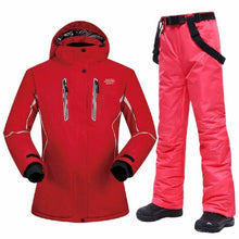 Load image into Gallery viewer, Winter Ski Suit Women High-quality Windproof Waterproof Breathable Thermal Snow Jackets and Pants Skiing and Snowboarding Suits