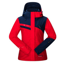 Load image into Gallery viewer, Women Ski Suit Warm Windproof Waterproof Hooded Snow Jacket + Pants Female Winter Outdoor Snowboard Snowmobile Snow Suit