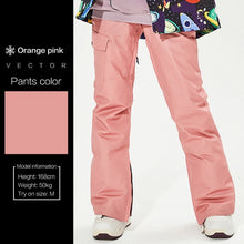 Load image into Gallery viewer, VECTOR Brand Men Women Ski Suit Ski Jacket Ski Pants Winter Warm Windproof Waterproof Outdoor Sports Snowboard Ski Coat Trousers