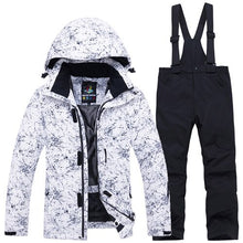 Load image into Gallery viewer, Outdoor Winter Children Ski Suit Skiing Jackets Set Girls Sports Waterproof Suit Boys Snow Thickening Warm Set Jackets + Pants
