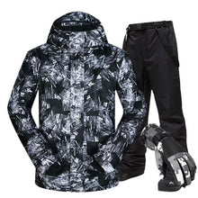 Load image into Gallery viewer, Ski Suit Men Brands Winter Windproof Waterproof Thermal Snow Jacket And Pants Ski Touch Screen Gloves Snowboard Ski Jacket Men
