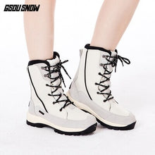 Load image into Gallery viewer, Gsou Snow New Female Outdoor Snow Boots Women Waterproof  Ski Shoes Non-slip Super Warm Winter Hiking Boots For Climbing Camping
