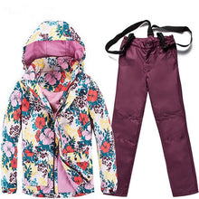 Load image into Gallery viewer, 2019 Ski Suit For Women Skiing Jacket Fleece Warm Winter Women's Snowboard Suit Waterproof Sport Suit For Women Skiing Pant
