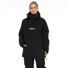 Load image into Gallery viewer, New Pullover Ski Jacket men's winter warm and windproof waterproof snowboard wear ski equipment  black overall snow jackets  -30
