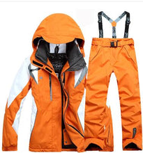 Load image into Gallery viewer, New Women's Ski Suit Ski Jacket + Pant Scrawl Style Female Snowboarding Set Snowboarding Coat and Trousers Women Ski Suit
