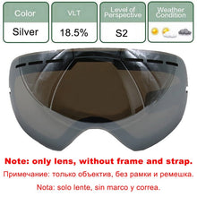 Load image into Gallery viewer, LOCLE Ski Glasses Double Layers UV400 Anti-fog Ski Goggles Snow Skiing Snowboard Motocross Goggles Ski Masks or Eyewear
