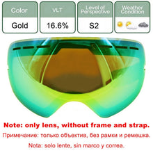 Load image into Gallery viewer, LOCLE Ski Glasses Double Layers UV400 Anti-fog Ski Goggles Snow Skiing Snowboard Motocross Goggles Ski Masks or Eyewear
