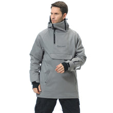 Load image into Gallery viewer, New Pullover Ski Jacket men's winter warm and windproof waterproof snowboard wear ski equipment  black overall snow jackets  -30
