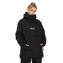 Load image into Gallery viewer, New Pullover Ski Jacket men's winter warm and windproof waterproof snowboard wear ski equipment  black overall snow jackets  -30
