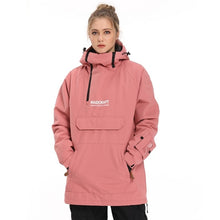 Load image into Gallery viewer, New Pullover Ski Jacket men's winter warm and windproof waterproof snowboard wear ski equipment  black overall snow jackets  -30
