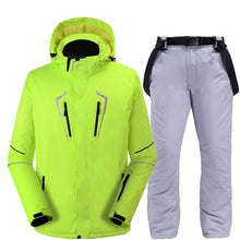 Load image into Gallery viewer, 2020 New Thermal Winter Ski Suit Men Women Windproof Waterproof Skiing and Snowboarding Jacket Pants Suit Male Snow Costume Wear
