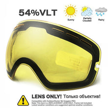 Load image into Gallery viewer, Ski Goggles,Winter Snow Sports Goggles with Anti-fog UV Protection for Men Women Youth Interchangeable Lens - Premium Goggles
