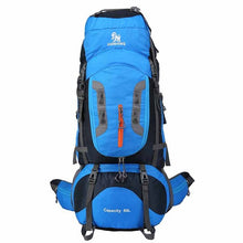 Load image into Gallery viewer, 80L Tourist Rucksack Camping Hiking Military Backpack Ski Mountain Climbing Equipment Haversack Sportbag Molle Survival Backpack
