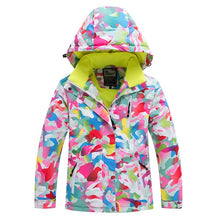 Load image into Gallery viewer, Kids Ski Suit Children Waterproof Windproof Winter -30°C Warm Snow Suit Girls And Boys Skiing and Snowboarding Jacket And Pants
