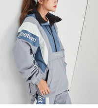 Load image into Gallery viewer, Men And Woman 'S Waterproof Mountain Snowboarding Jacket Winter Windproof Warm Ski Snowboarding Clothing Multi-Pockets Suits
