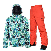 Load image into Gallery viewer, Ski Suit Men Winter Warm Windproof Waterproof Outdoor Sports Snow Jackets and Pants Ski Equipment Skiing And Snowboard Snowsuit

