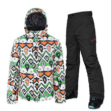 Load image into Gallery viewer, Ski Suit Men Winter Warm Windproof Waterproof Outdoor Sports Snow Jackets and Pants Ski Equipment Skiing And Snowboard Snowsuit
