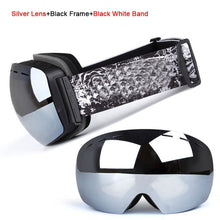 Load image into Gallery viewer, Ski Goggles UV400 Protection Snowboard Eyewear Anti-fog Big Ski Mask Glasses Snow Snowmobile Man Women Skiing Outdoor Sport
