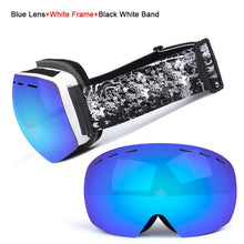 Load image into Gallery viewer, Ski Goggles UV400 Protection Snowboard Eyewear Anti-fog Big Ski Mask Glasses Snow Snowmobile Man Women Skiing Outdoor Sport
