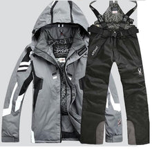 Load image into Gallery viewer, 2020 NEW Men Warm Snowboarding Suits Men Winter Ski Suit Male Waterproof Breathable Snow Jacket +Pant Ski Sets set de snowboard
