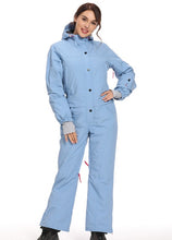 Load image into Gallery viewer, Blue magic new winter snowboard kombez ski jacket and pant ski suits females jumpsuit women snowboard waterproof overall Russia
