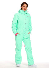 Load image into Gallery viewer, Blue magic new winter snowboard kombez ski jacket and pant ski suits females jumpsuit women snowboard waterproof overall Russia

