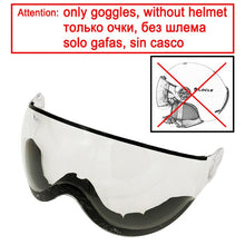 Load image into Gallery viewer, LOCLE Ski Helmet With Goggles Integrated PC+EPS CE Certification Skiing Helmet Women Men Ski Snowboard Snow Helmet
