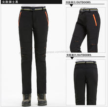 Load image into Gallery viewer, Women Ski Suit Outdoor Hiking Skiing Waterproof Jackets Fleece Winter Warm Fishing Trekking Ski jacket Pant Set for Female
