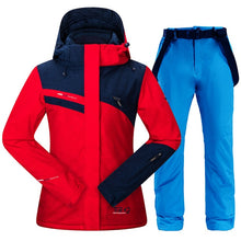 Load image into Gallery viewer, Ski Suit for Women Skiing Snowboarding Jackets and Pants Windproof Waterproof Ski Suits Female Winter Sports Thick Warm Ski Set
