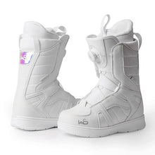 Load image into Gallery viewer, Women Professional Ski Shoes Non-slip Wear-resistant Warm Waterproof Snowboarding Boots BOA Wire Buckle Lightweight Skiing Boots

