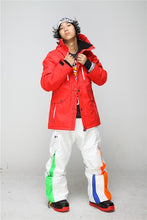 Load image into Gallery viewer, 2020 Winter Men  Snowboarding Sets Waterproof Warm Outdoor Camping Hiking Hooded Jacket With Pants Ski Suit  Ski Jacket +Pant
